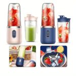 Hexa Blade Juicer Rechargeable Mini Automatic Electric Juicer 2in1 - Image 5