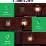 Solar Tungsten Filament Wall Lamp Outdoor Waterproof Motion Sensor Garden Light KT-666 - Image 2