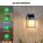 Solar Tungsten Filament Wall Lamp Outdoor Waterproof Motion Sensor Garden Light KT-666 - Image 4