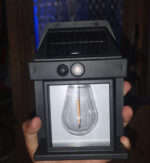 Solar Tungsten Filament Wall Lamp Outdoor Waterproof Motion Sensor Garden Light KT-666 - Image 5