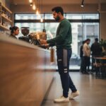 super dry men’s panel trousers