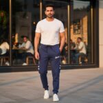 super dry men’s panel trousers