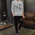 mens printed tracksuit