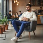 super dry men’s panel trousers