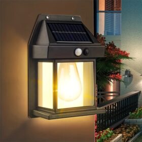 solar wall lamp outdoor waterproof motion sensor light