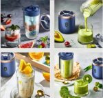 Hexa Blade Juicer Rechargeable Mini Automatic Electric Juicer 2in1 - Image 4