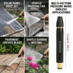 High Pressure Adjustable Nozzle Water Spray Gun | Versatile Tool For Garden & Cleaning | Metal Body - Image 2