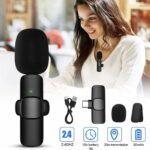 k8 collar wireless microphone type c supported