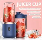 Hexa Blade Juicer Rechargeable Mini Automatic Electric Juicer 2in1 - Image 3